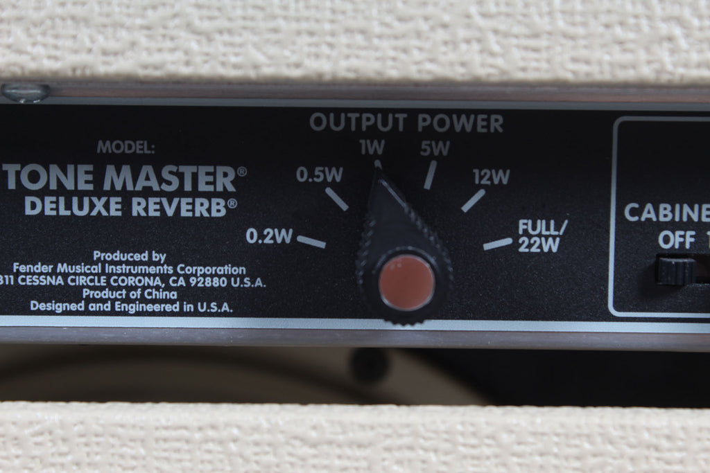 Fender 2022 Tone Master Deluxe Reverb Blonde Electric Guitar Combo Amplifier