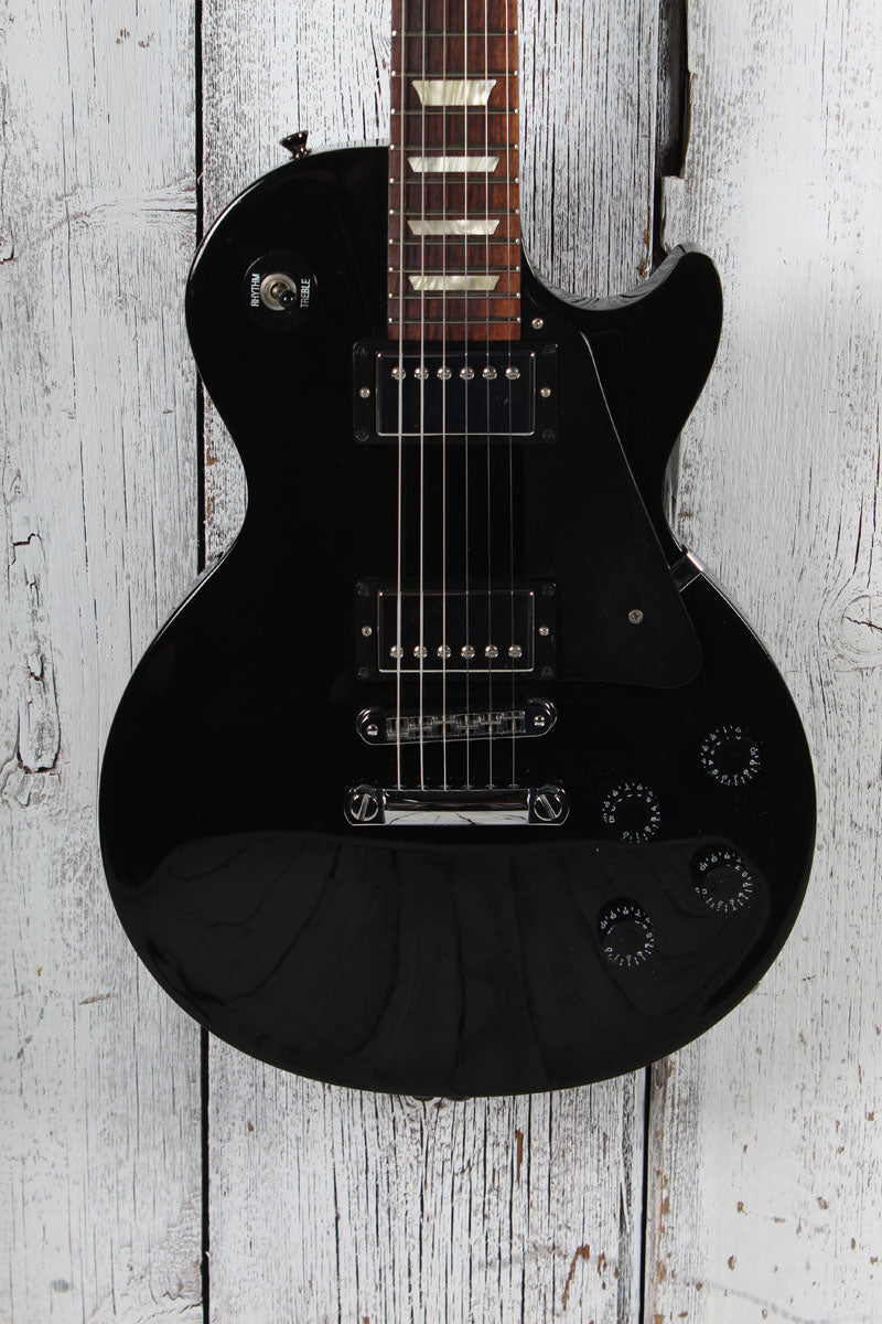 Gibson 2008 Les Paul Studio Electric Guitar Ebony Finish with Hardshell Case