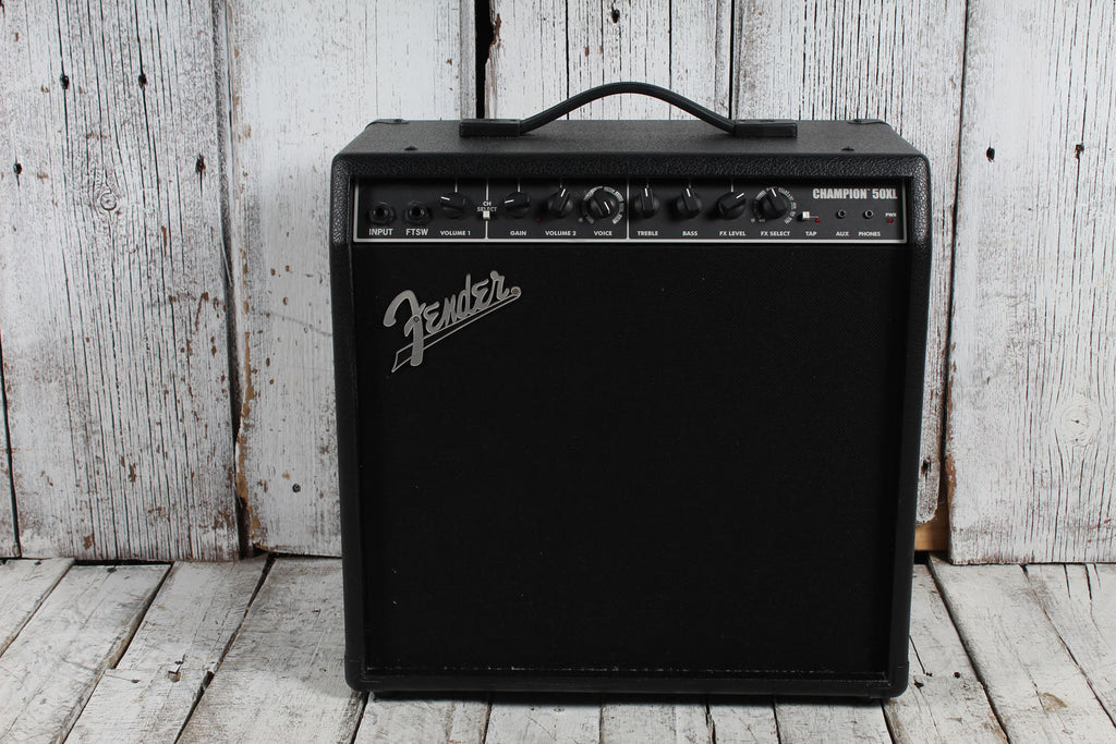 Fender 2020 Champion 50XL Electric Guitar Combo Amplifier 2 Channel 50 Watt 1x12 Amp