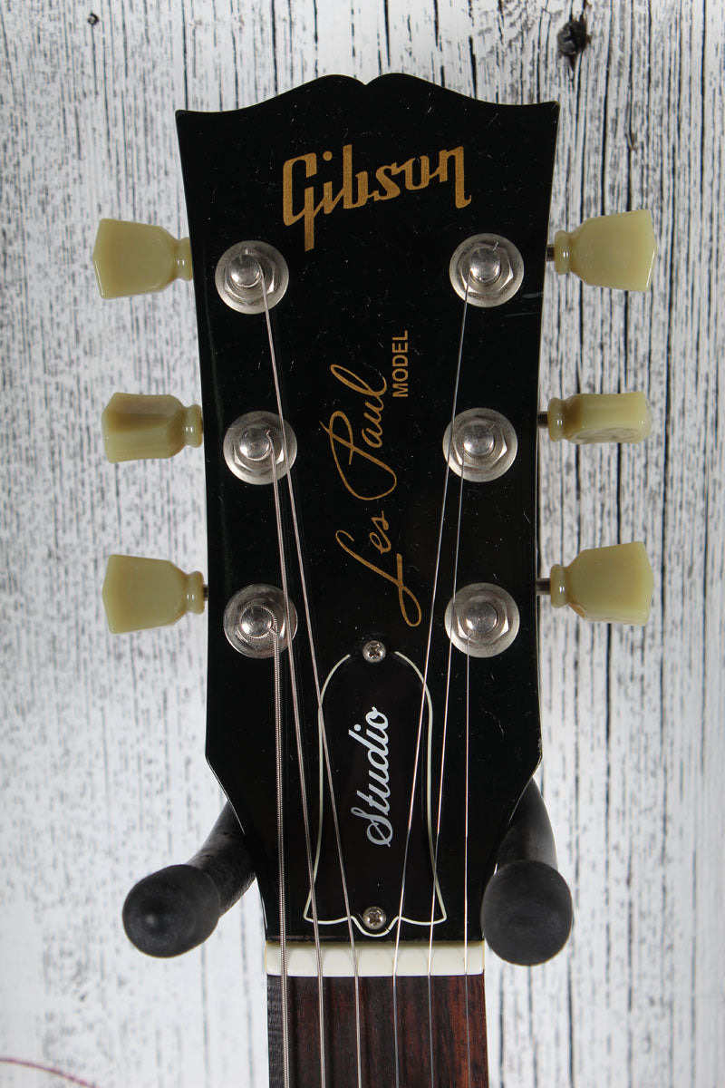 Gibson 2008 Les Paul Studio Electric Guitar Ebony Finish with Hardshell Case