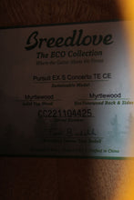 Load image into Gallery viewer, Breedlove Pursuit Exotic S Concerto Tigers Eye CE Acoustic Electric Guitar