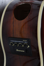 Ibanez AE160 Acoustic Electric Guitar Solid Spruce Top Vintage Mahogany Sunburst