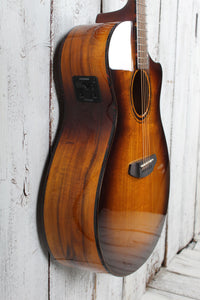 Breedlove Pursuit Exotic S Concerto Tigers Eye CE Acoustic Electric Guitar