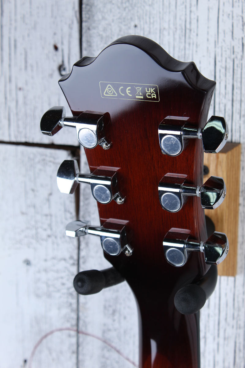 Ibanez AE160 Acoustic Electric Guitar Solid Spruce Top Vintage Mahogany Sunburst