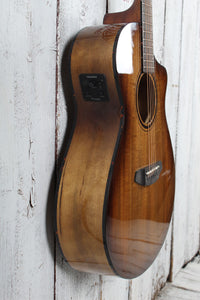 Breedlove Exotic S Concert Amber CE Acoustic Electric Guitar Amber Burst