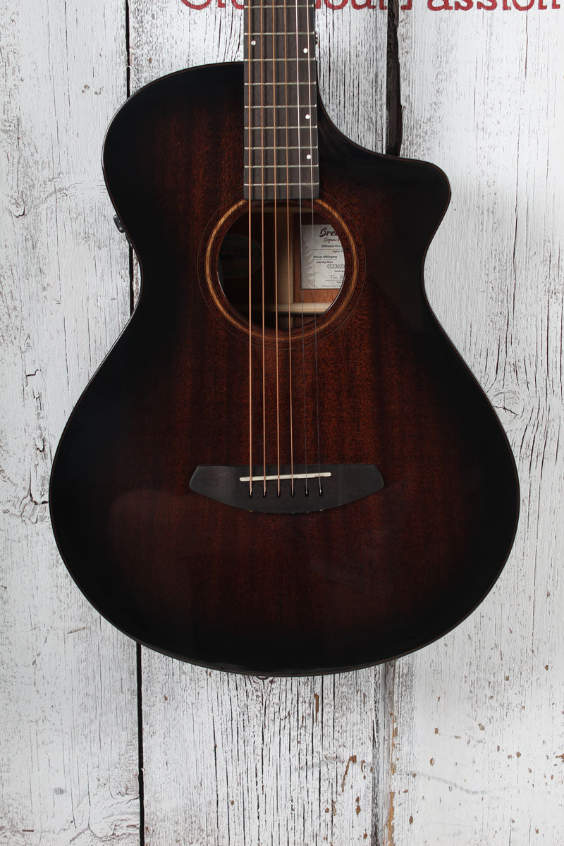 Breedlove Wildwood Pro Concertina Suede CE Acoustic Electric Guitar with Gig Bag