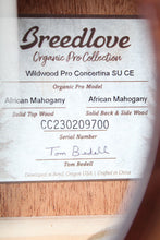 Load image into Gallery viewer, Breedlove Wildwood Pro Concertina Suede CE Acoustic Electric Guitar with Gig Bag