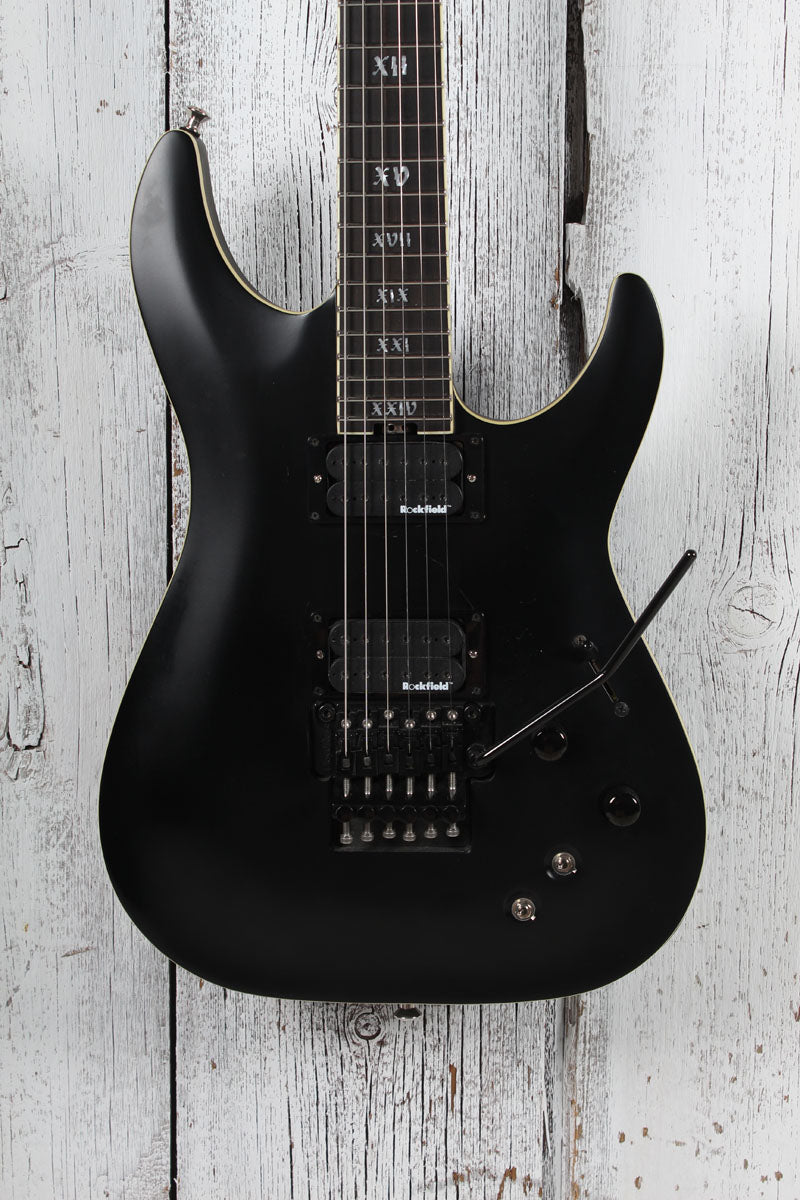 Schecter C-1 S HT SLS Elite "Evil Twin" Electric Guitar Satin Black Finish