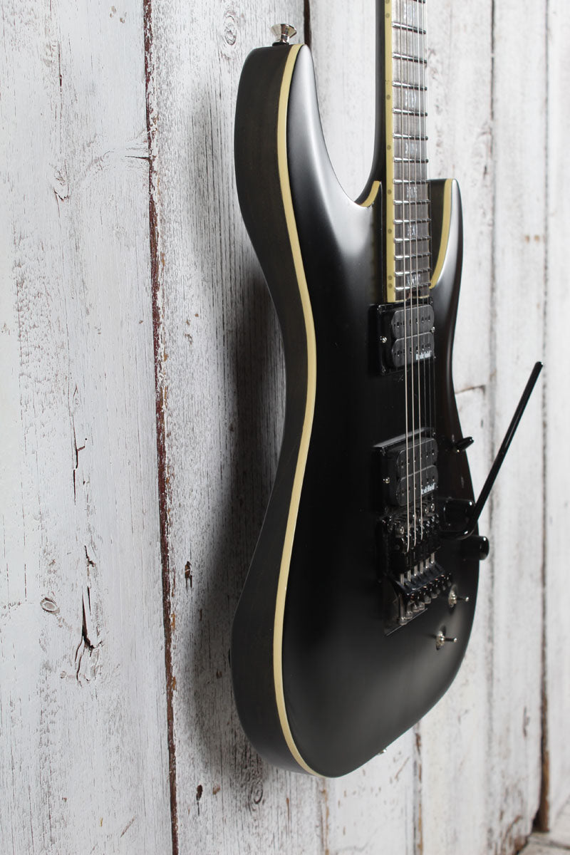 Schecter C-1 S HT SLS Elite "Evil Twin" Electric Guitar Satin Black Finish