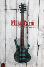 Ibanez BTB946 Bass 6 String Electric Bass Guitar Cosmic Blue Low Gloss