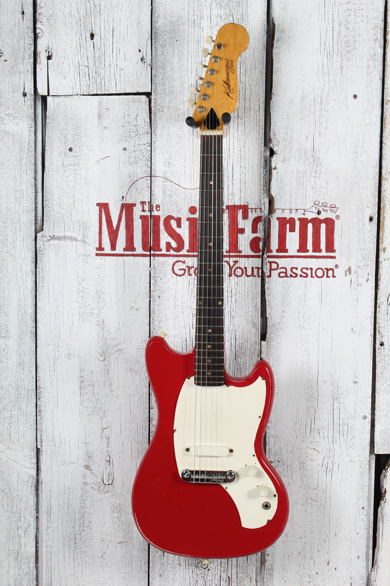 Kalamazoo Vintage 1960s KG-1 Electric Guitar Fire Red Made in the USA