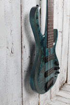 Ibanez BTB946 Bass 6 String Electric Bass Guitar Cosmic Blue Low Gloss