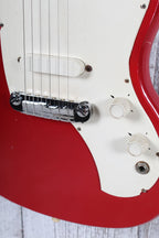 Kalamazoo Vintage 1960s KG-1 Electric Guitar Fire Red Made in the USA