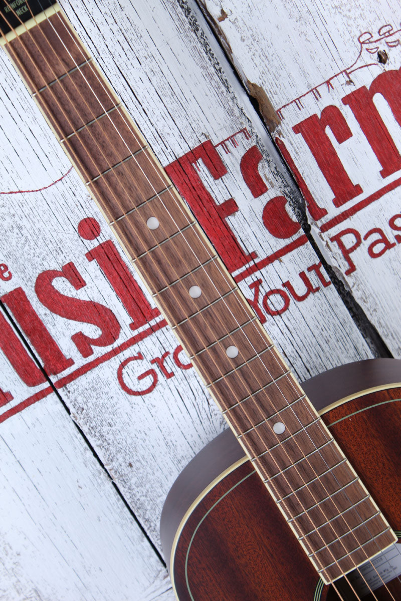 Jim Dandy Parlor Acoustic Guitar 24 Inch Scale Frontier Stain Finish