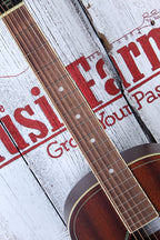 Jim Dandy Parlor Acoustic Guitar 24 Inch Scale Frontier Stain Finish