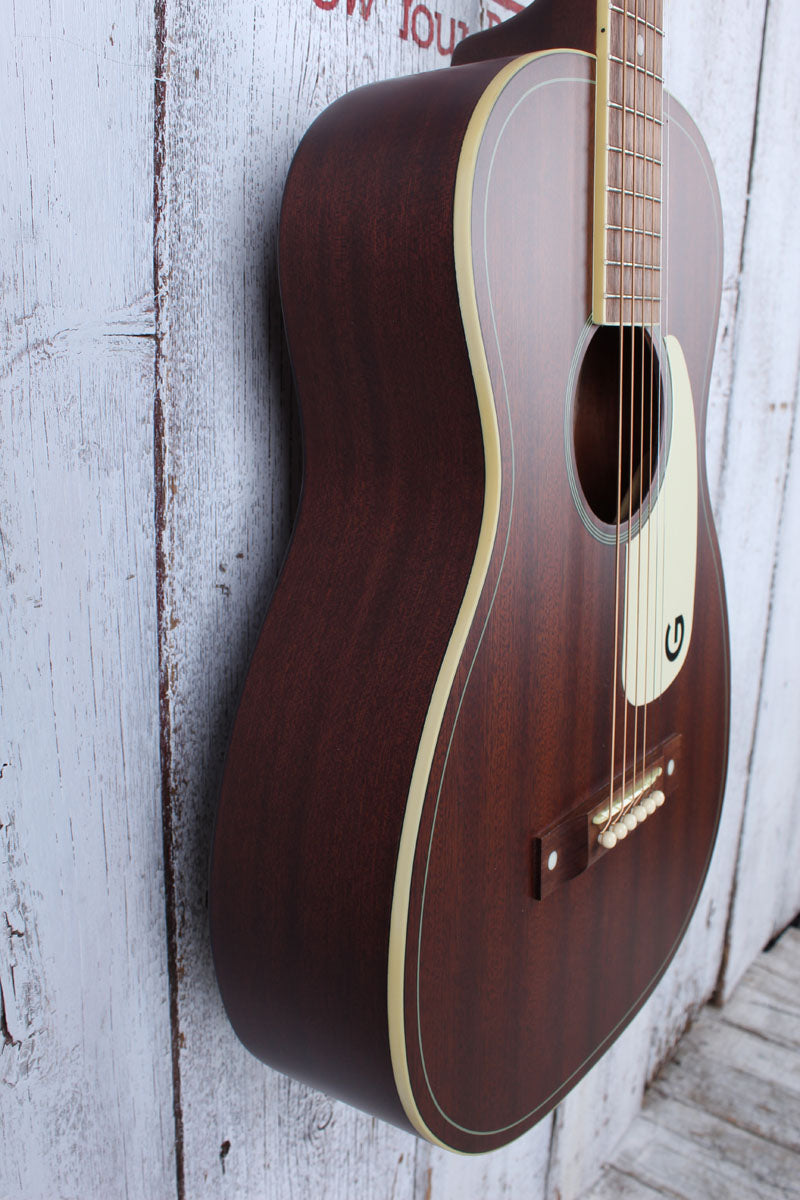 Jim Dandy Parlor Acoustic Guitar 24 Inch Scale Frontier Stain Finish