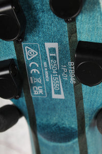 Ibanez BTB946 Bass 6 String Electric Bass Guitar Cosmic Blue Low Gloss