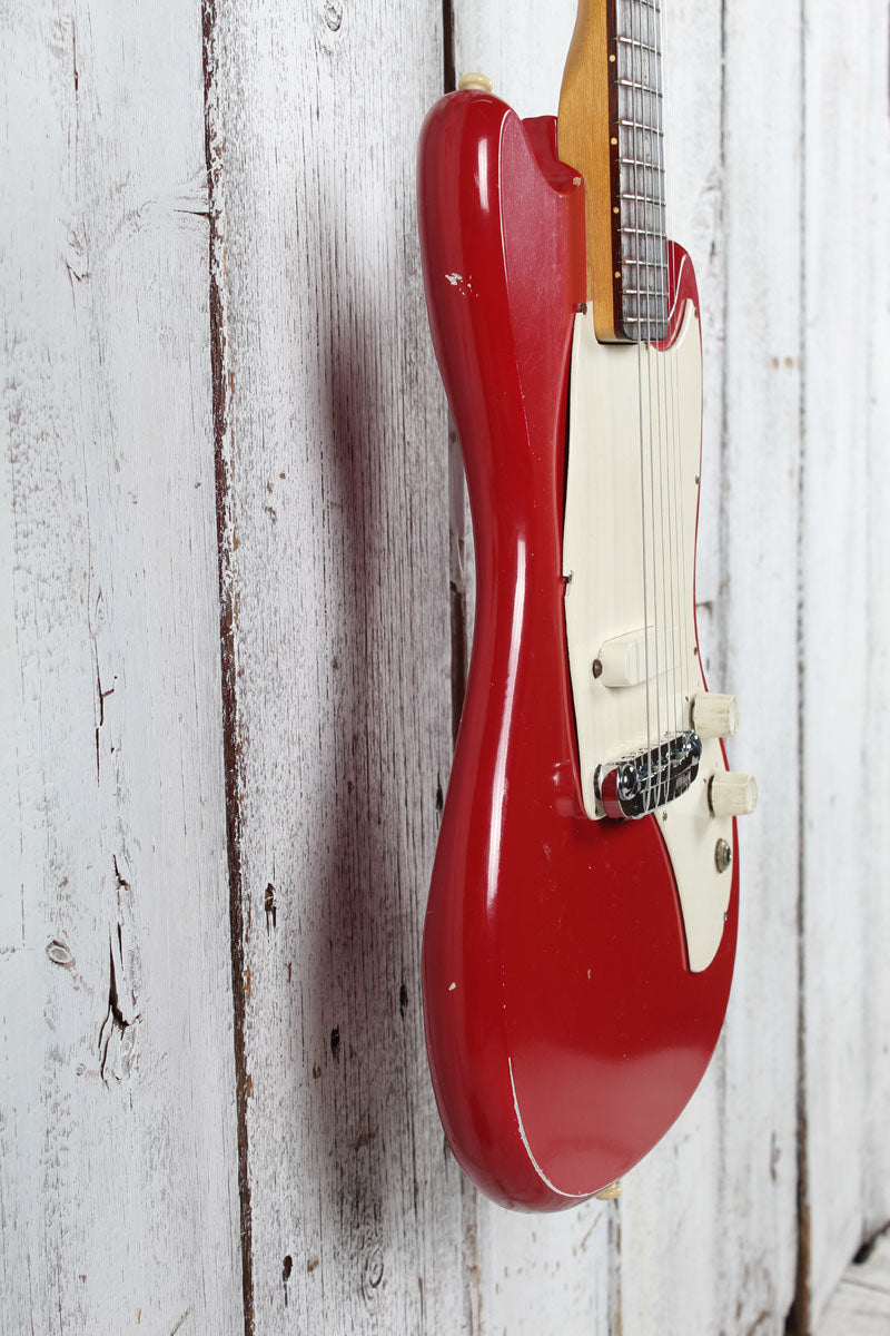 Kalamazoo Vintage 1960s KG-1 Electric Guitar Fire Red Made in the USA