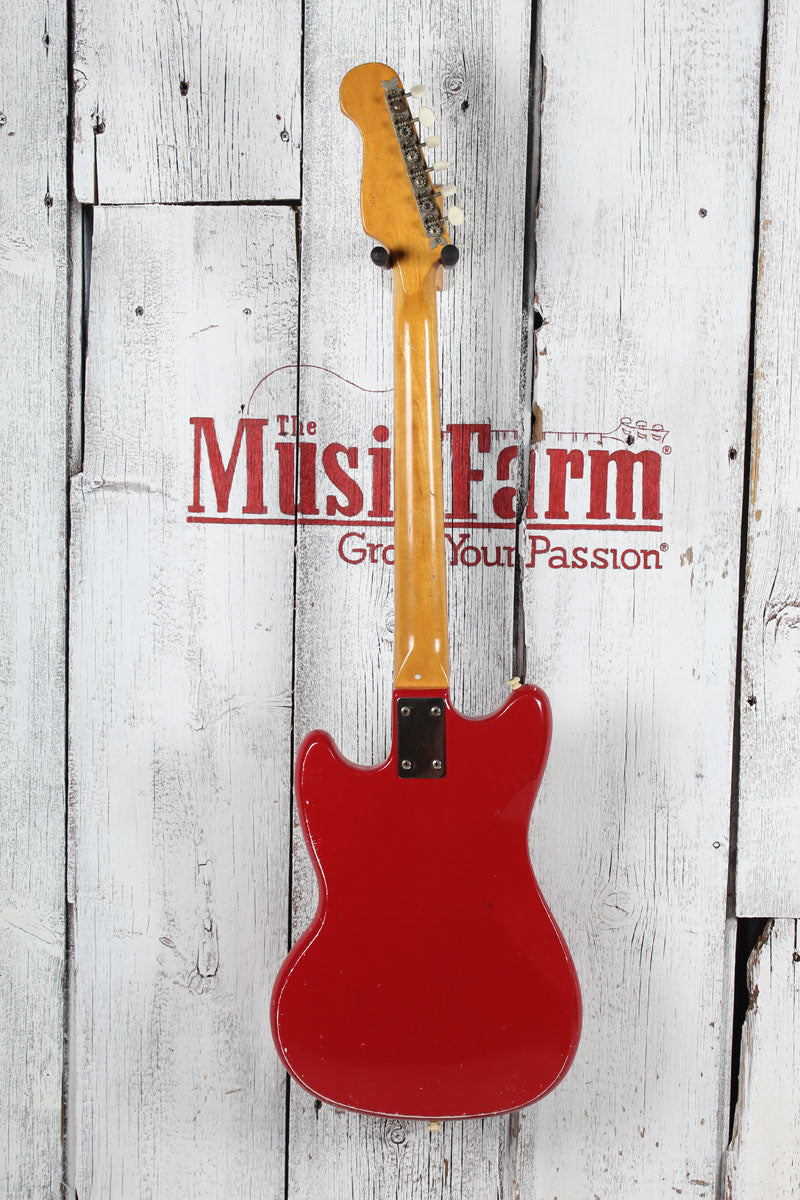 Kalamazoo Vintage 1960s KG-1 Electric Guitar Fire Red Made in the USA