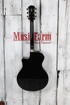 Yamaha APX Series APX600 Thinline Cutaway Acoustic Electric Guitar Black Finish
