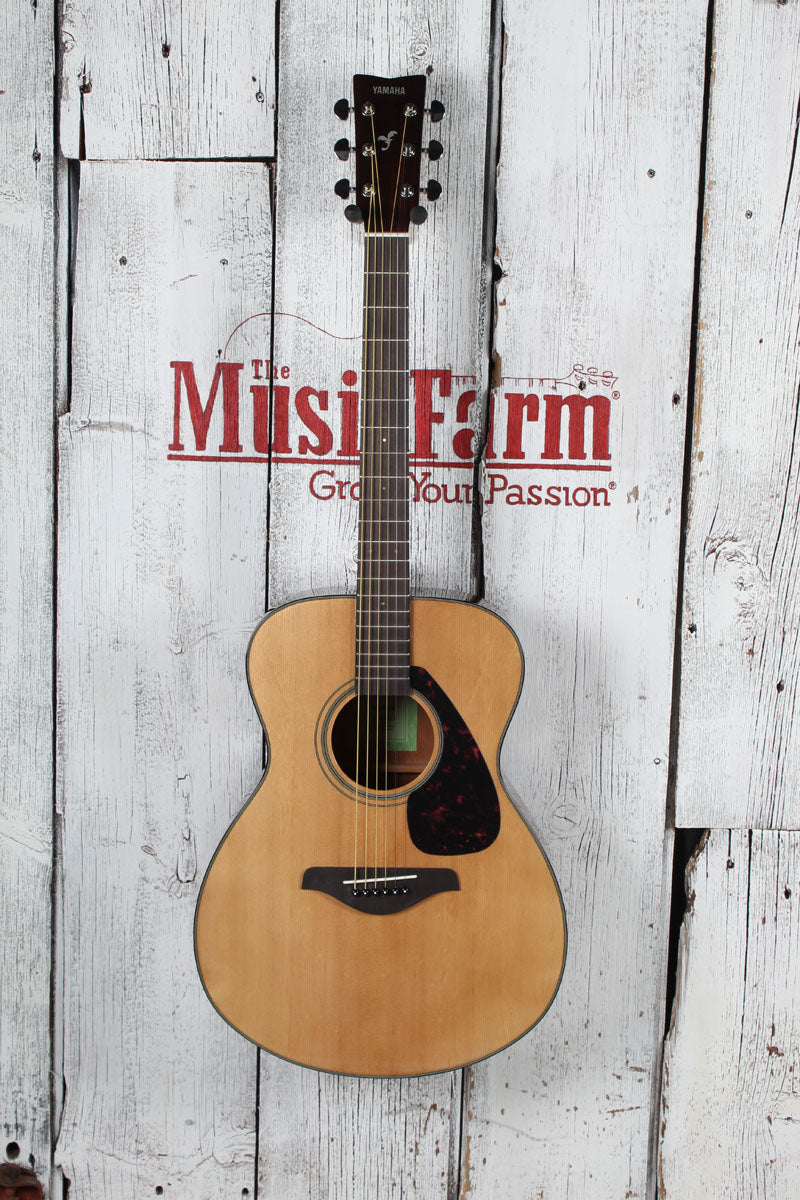 Yamaha FS800J Concert Body Acoustic Guitar Solid Spruce Top Natural Finish