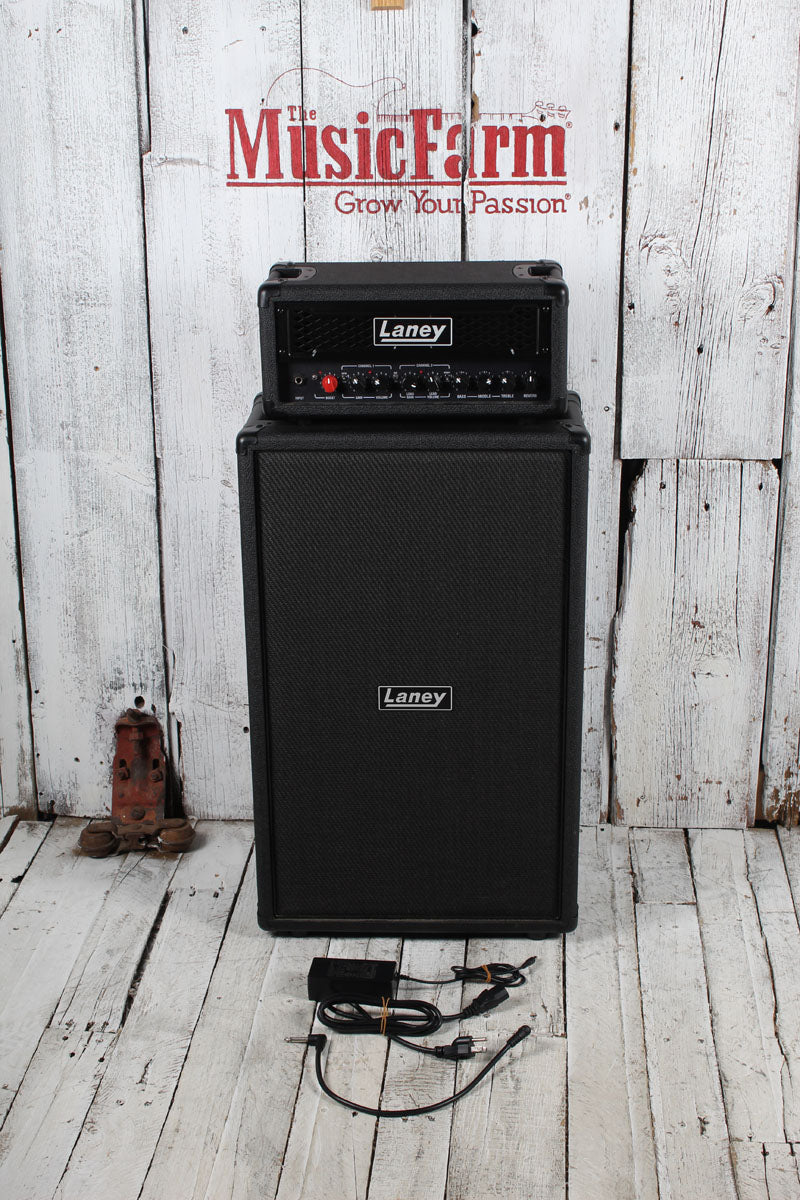 Laney IronHeart IRF-Dual Top Guitar Amplifier Head with GS212FE 2x12 Amp Cabinet