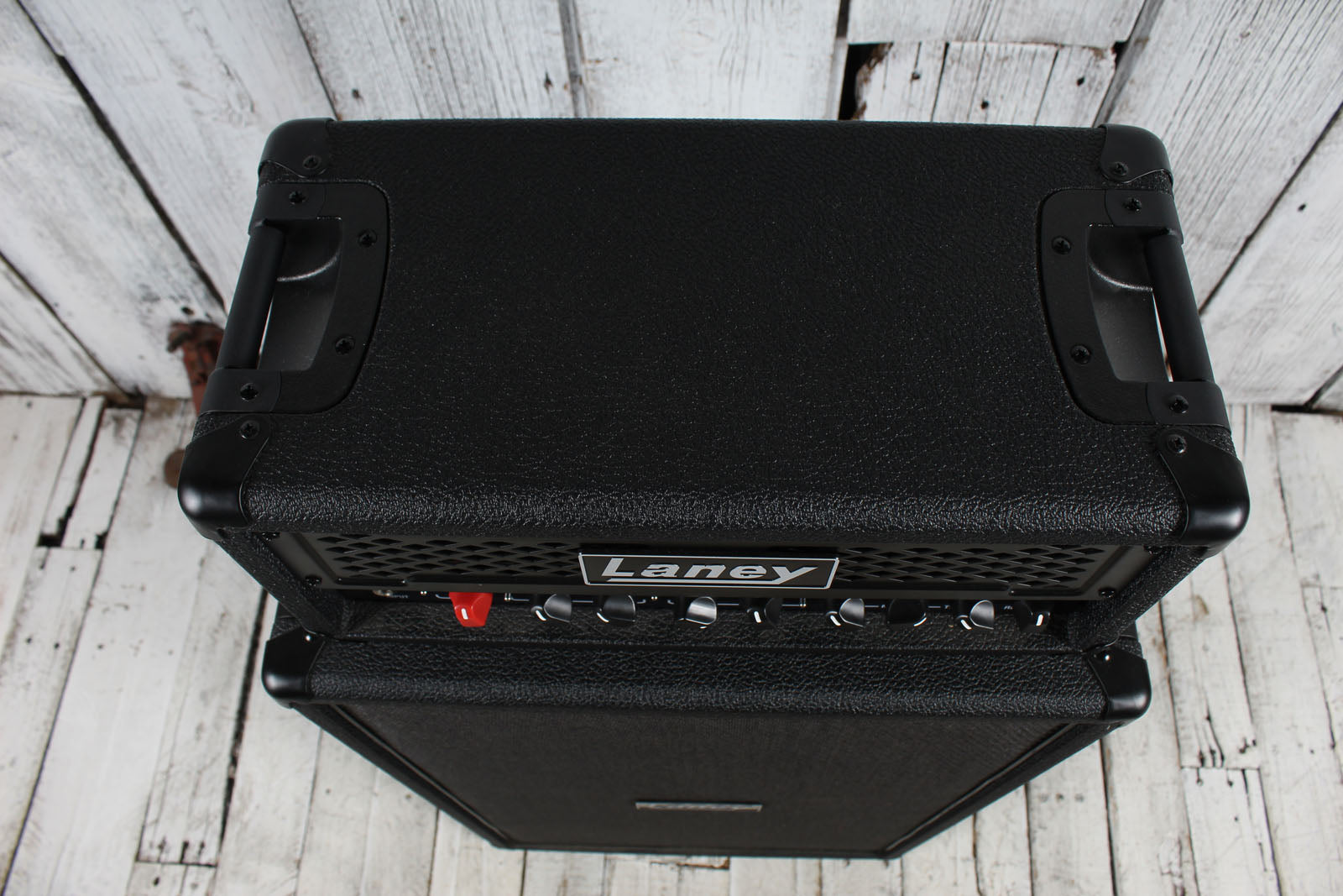 Laney IronHeart IRF-Dual Top Guitar Amplifier Head with GS212FE 2x12 Amp Cabinet