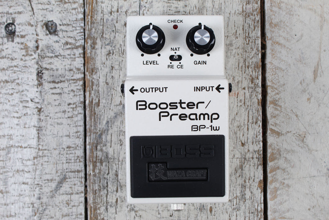 Boss Waza Craft BP-1W Booster / Preamp Pedal Electric Guitar Effects Pedal
