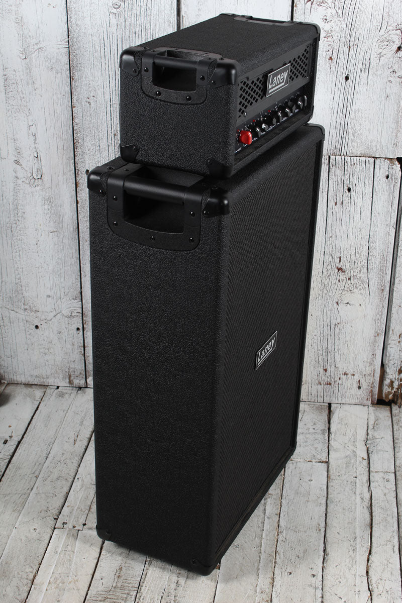 Laney IronHeart IRF-Dual Top Guitar Amplifier Head with GS212FE 2x12 Amp Cabinet