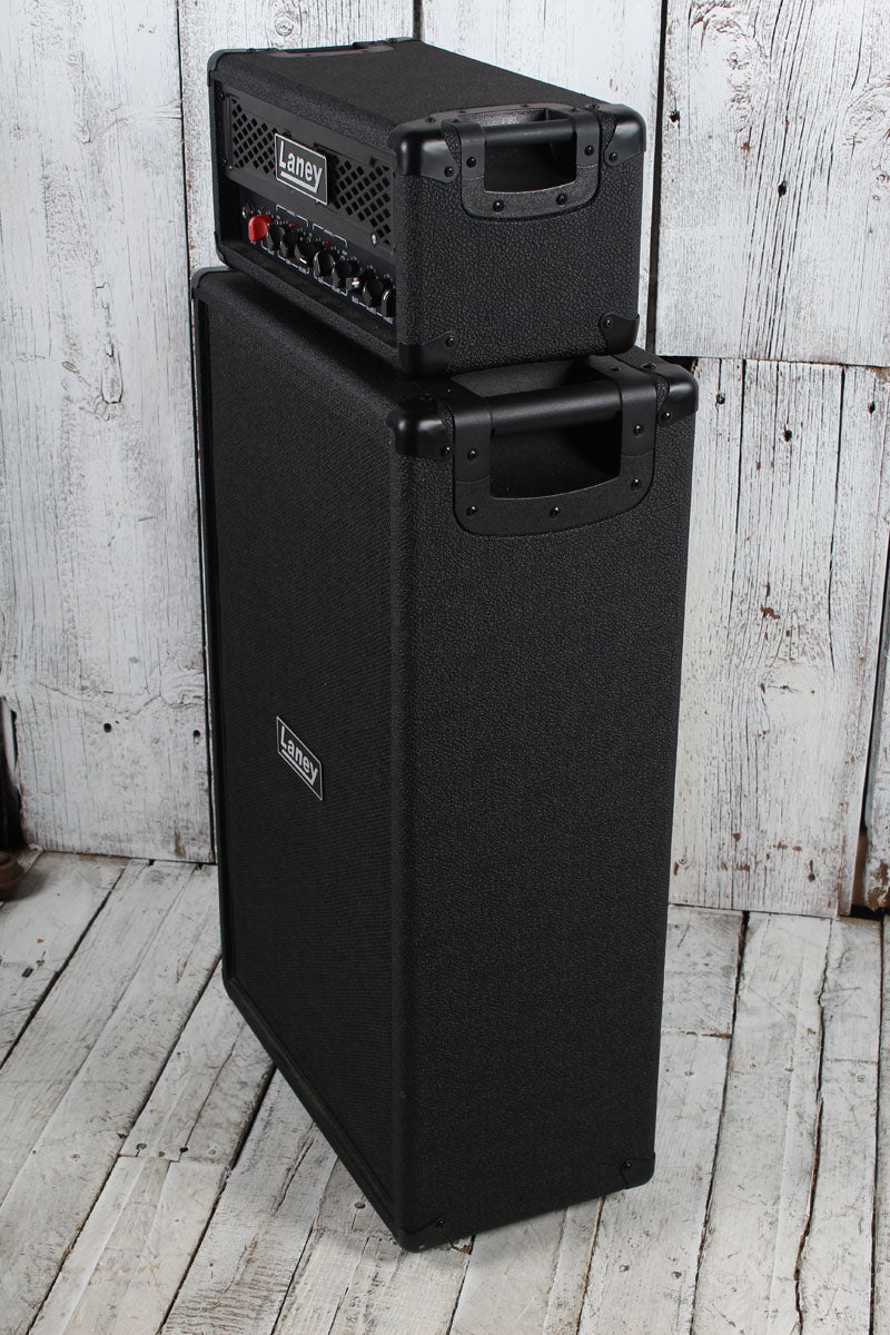 Laney IronHeart IRF-Dual Top Guitar Amplifier Head with GS212FE 2x12 Amp Cabinet