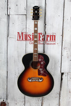 Epiphone J-200 Super Jumbo Acoustic Electric Guitar Aged Vintage Sunburst Gloss