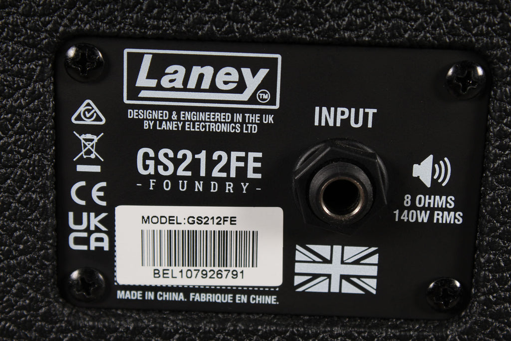 Laney IronHeart IRF-Dual Top Guitar Amplifier Head with GS212FE 2x12 Amp Cabinet