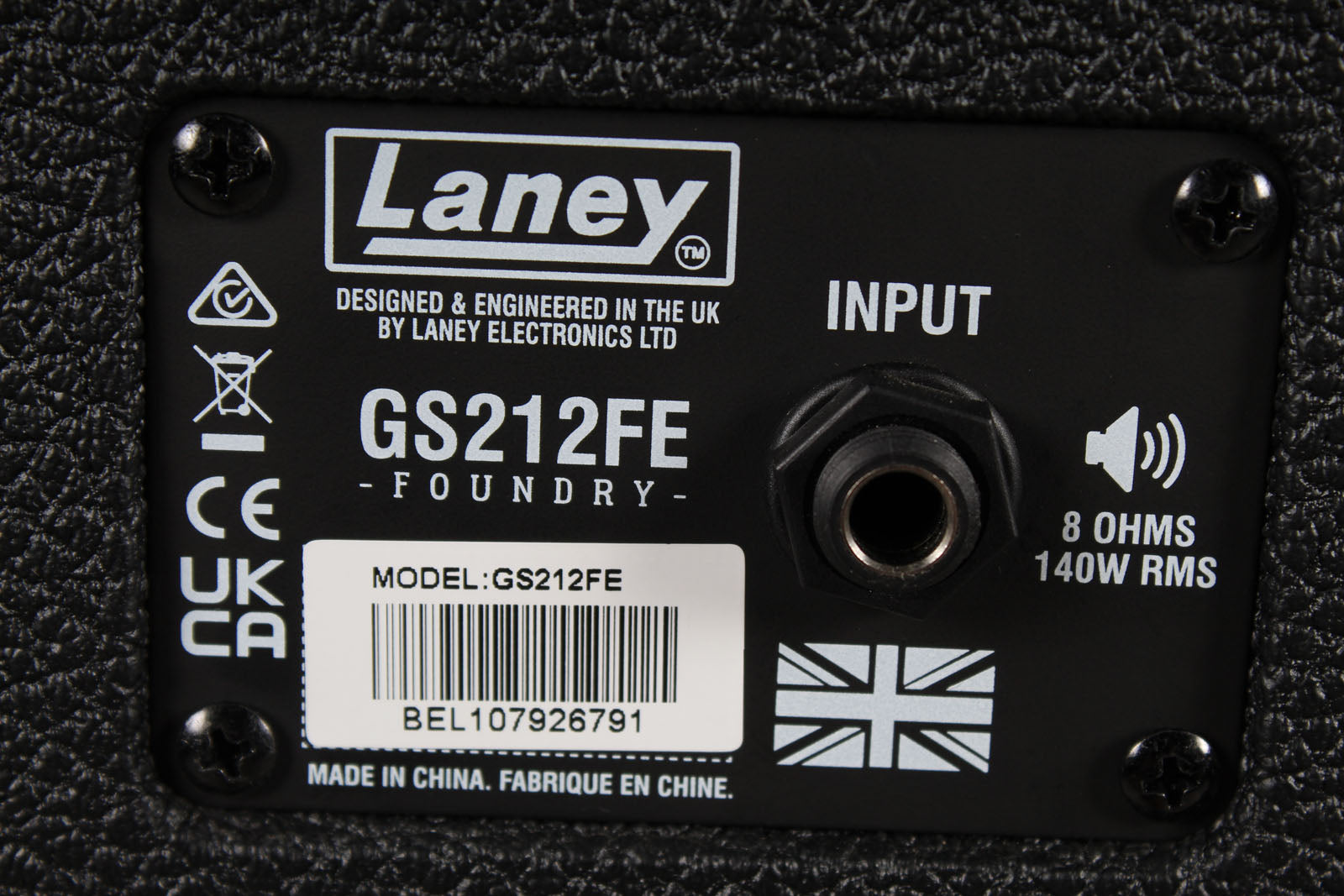 Laney IronHeart IRF-Dual Top Guitar Amplifier Head with GS212FE 2x12 Amp Cabinet