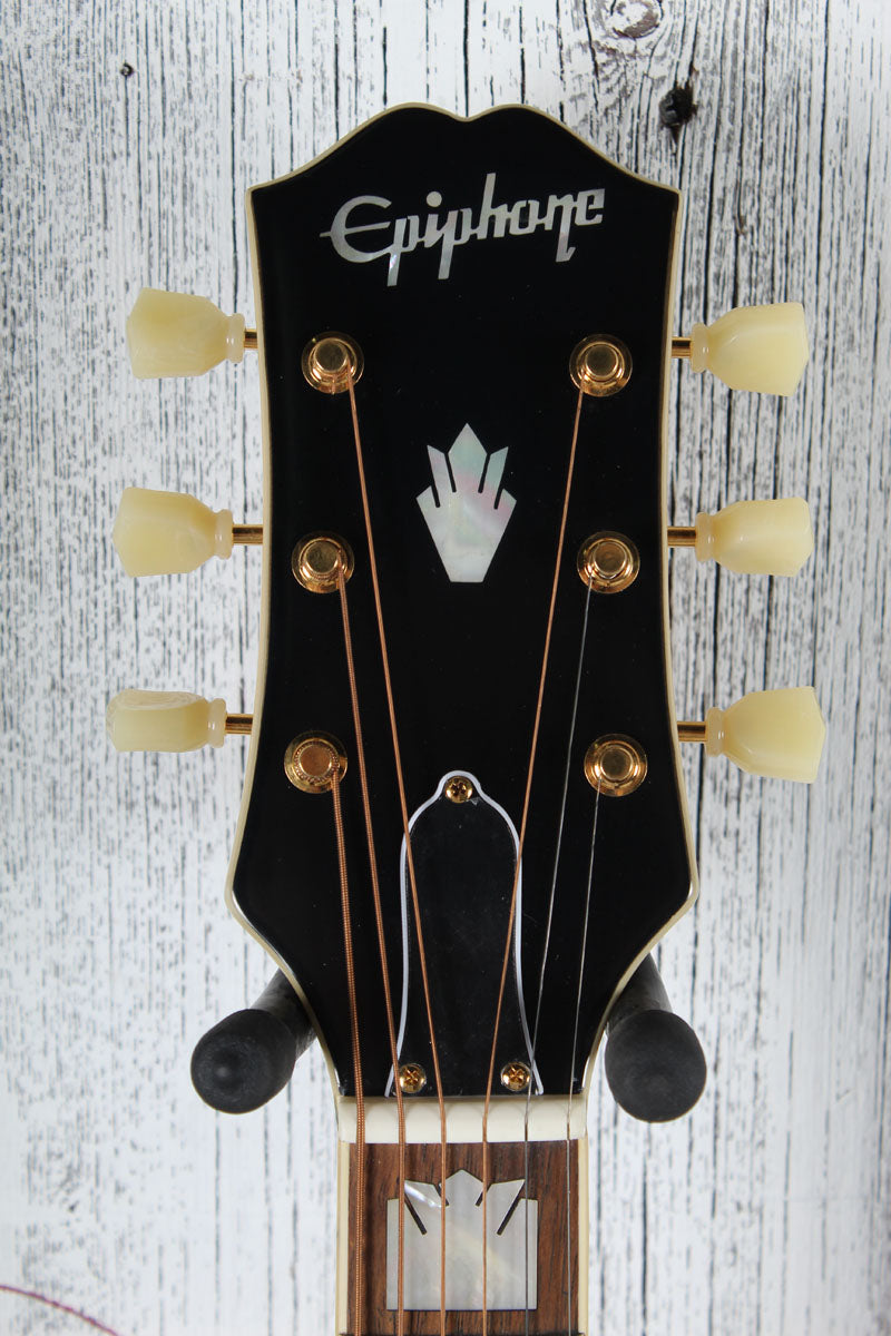 Epiphone J-200 Super Jumbo Acoustic Electric Guitar Aged Vintage Sunburst Gloss