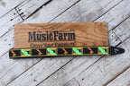 Fender Neon Monogrammed Strap 2 Inch Guitar Strap Green and Orange