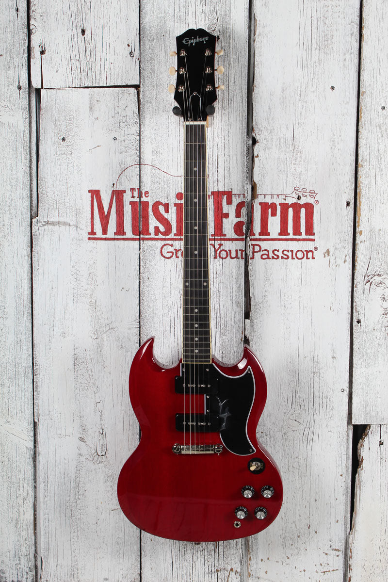 Epiphone 2025 SG Special P-90 Solid Body Electric Guitar Cherry Finish