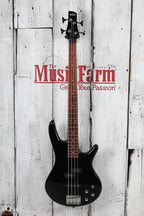 Ibanez GSR200 Solid Body 4 String Electric Bass Guitar Black Finish