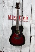 Load image into Gallery viewer, Yamaha FS830 DSR Concert Body Acoustic Guitar Solid Spruce Top Dusk Sun Red