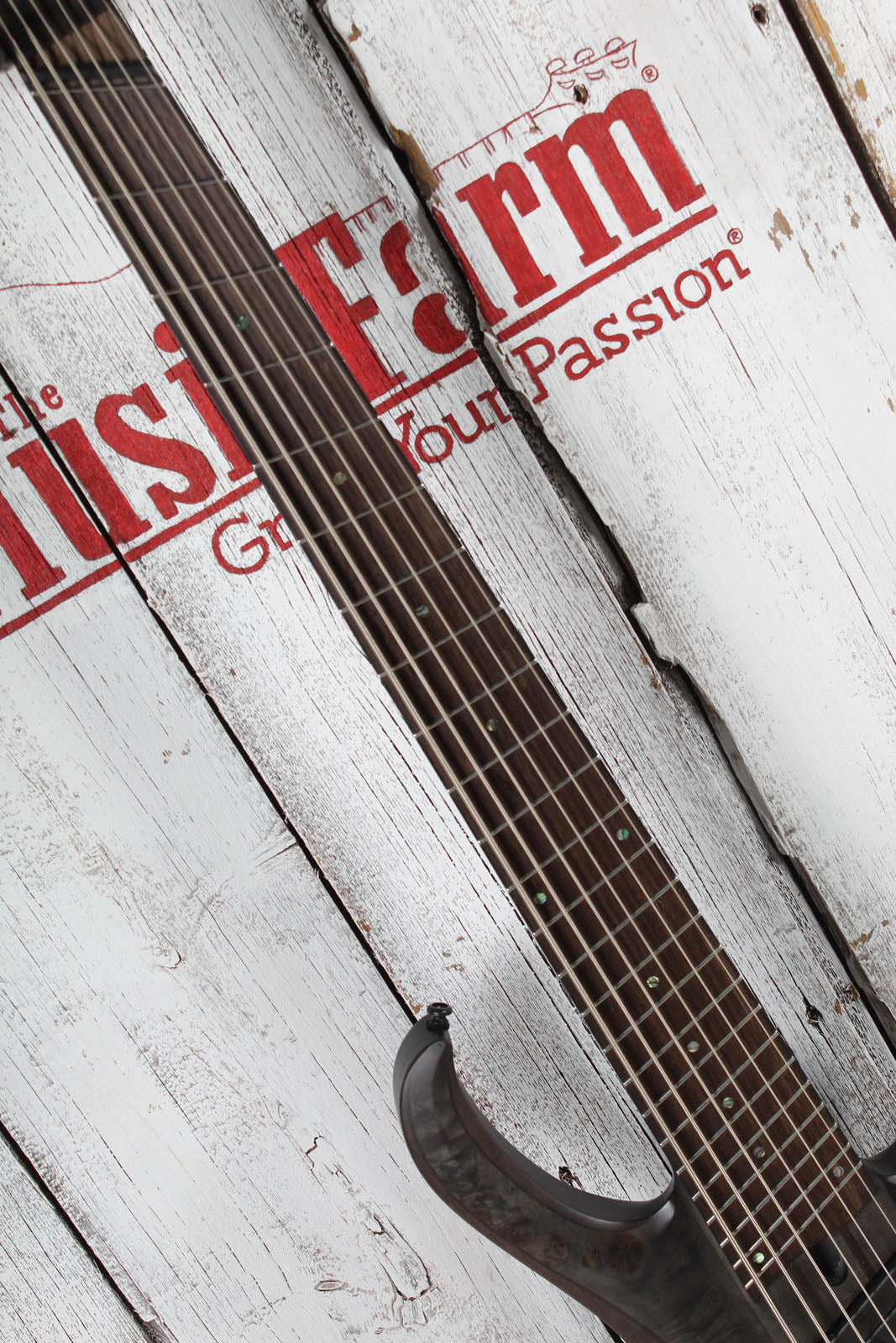 Ibanez BTB806MS Multi Scale 6 String Electric Bass Guitar Trans Gray Flat w Case