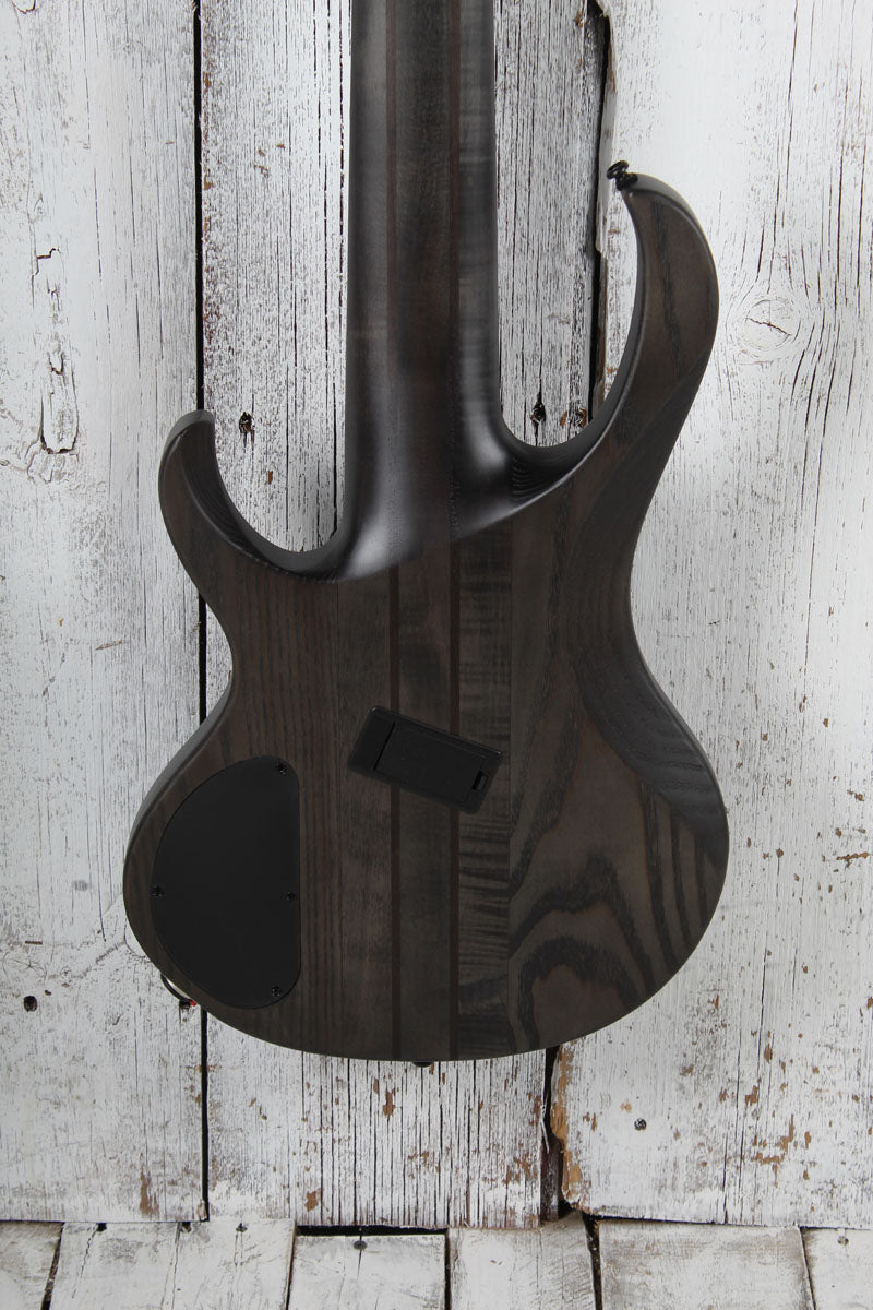 Ibanez BTB806MS Multi Scale 6 String Electric Bass Guitar Trans Gray Flat w Case
