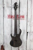 Ibanez BTB806MS Multi Scale 6 String Electric Bass Guitar Trans Gray Flat w Case