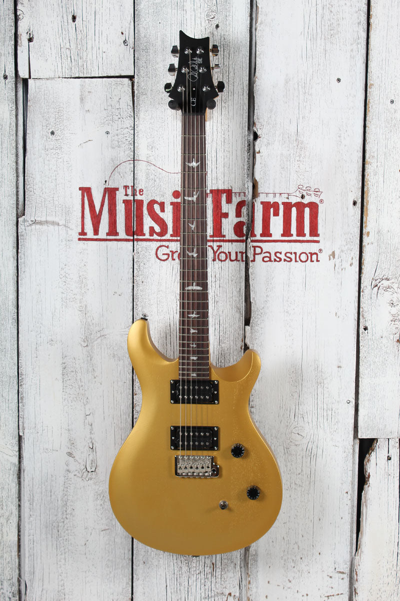 PRS SE CE 24 Standard Satin Electric Guitar Gold Metallic Satin with Gig Bag