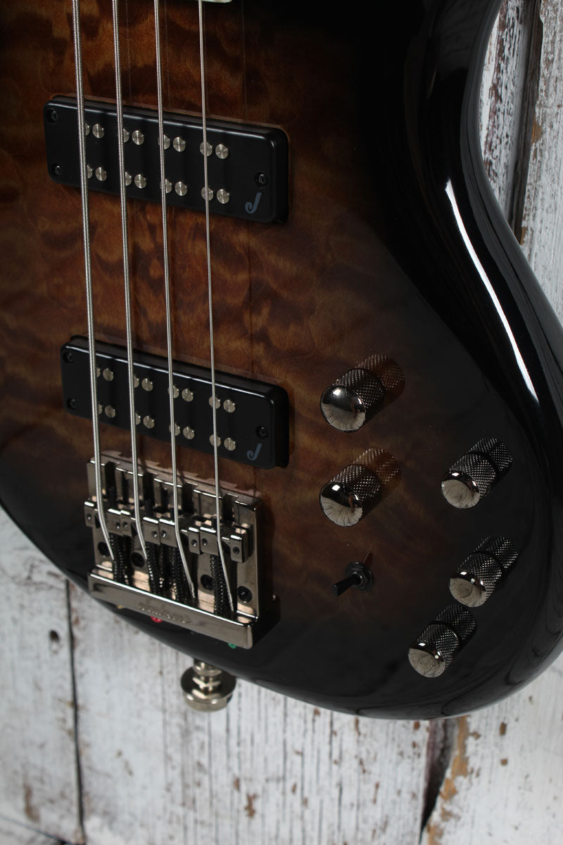 Jackson 2020 Spectra Bass JS3Q 4 String Electric Bass Guitar Dark Sunburst