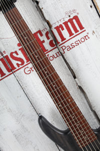 Ibanez Gio SR206 Bass 6 String Electric Bass Guitar Transparent Gray Flat