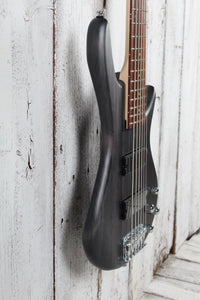 Ibanez Gio SR206 Bass 6 String Electric Bass Guitar Transparent Gray Flat