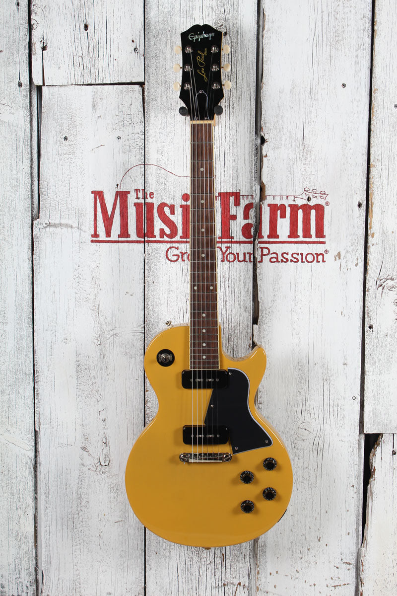 Epiphone 2021 Les Paul Special Solid Body Electric Guitar TV Yellow with Gig Bag