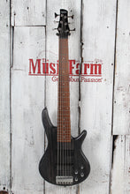 Load image into Gallery viewer, Ibanez Gio SR206 Bass 6 String Electric Bass Guitar Transparent Gray Flat
