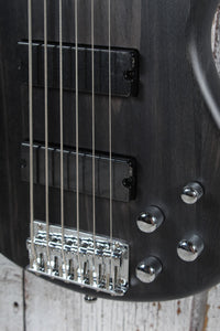 Ibanez Gio SR206 Bass 6 String Electric Bass Guitar Transparent Gray Flat