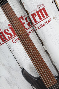 Ibanez Gio SR206 Bass 6 String Electric Bass Guitar Transparent Gray Flat