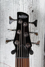 Load image into Gallery viewer, Ibanez Gio SR206 Bass 6 String Electric Bass Guitar Transparent Gray Flat